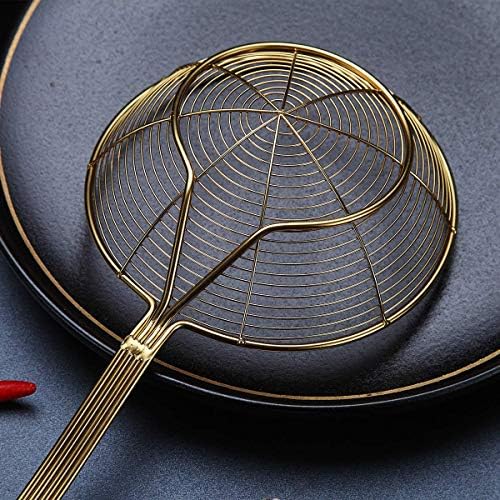 Gold Strainer - Stainless Steel Ti-Plated Kitchen Skimmer
