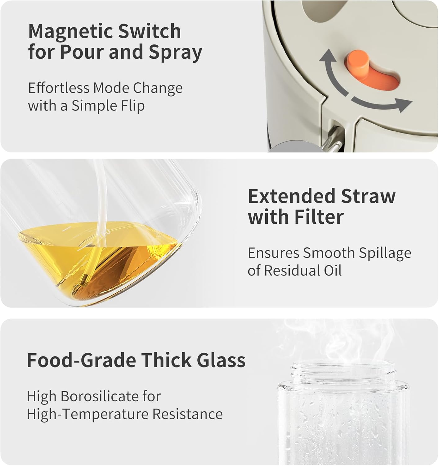 Efficient 2-in-1 Oil Dispenser for Kitchen Convenience