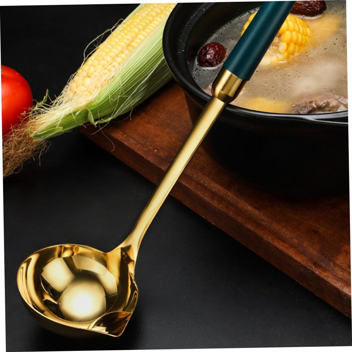 BESPORTBLE 1pc Stainless Steel Soup Ladle Fat Separator