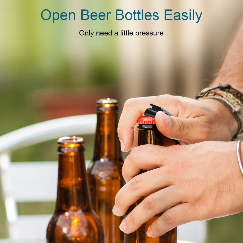 Mcyye 6PCS Colorful Beer Bottle Openers with Keychain