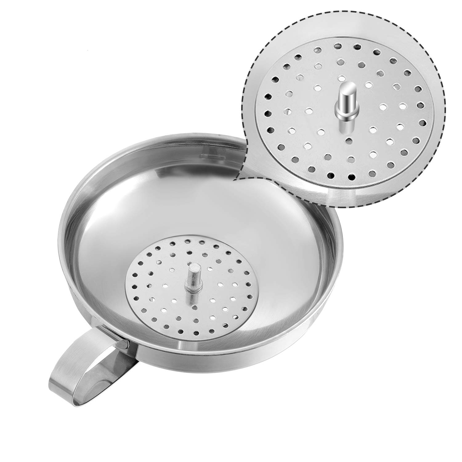 Stainless Steel Funnels Set Perfect for Canning and Kitchen Tasks