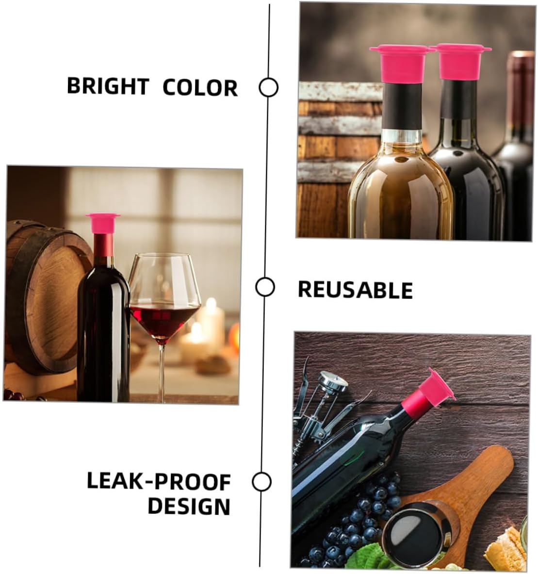 DECHOUS Airtight Bottle Sealer 2-Pack