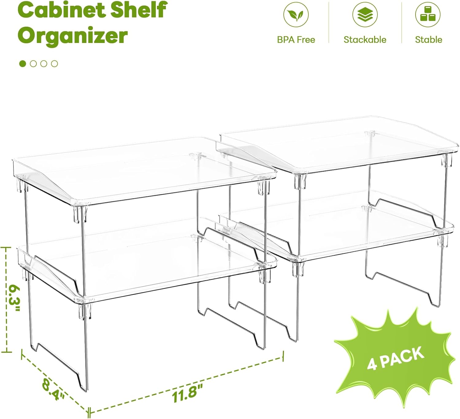 Seasonal 4-Piece Stackable Organizing System