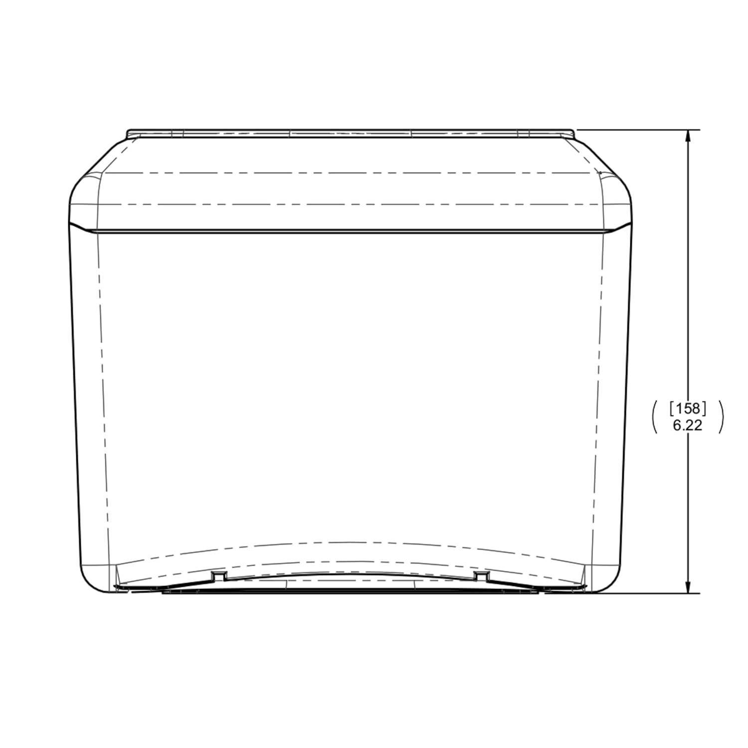 200 Capacity Napkin Dispenser