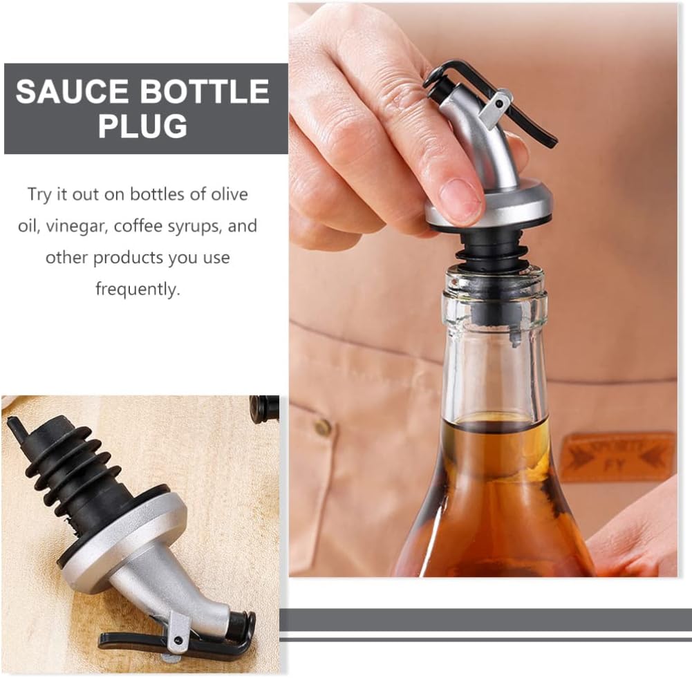 Luxshiny 8pk Oil Bottle Stopper Soy Sauce Dispenser Whiskey Decanter