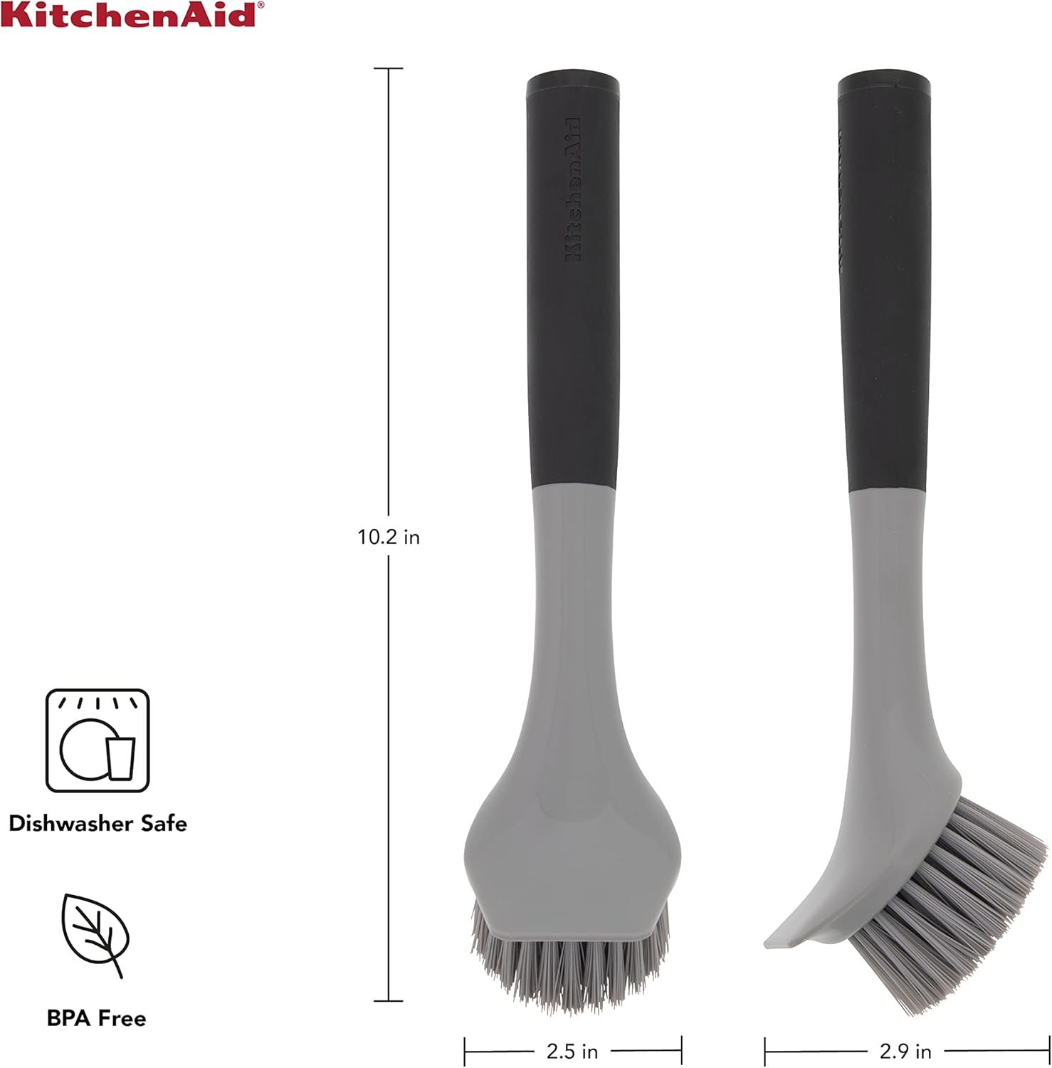 Preserve Seasoning with KitchenAid Cast Iron Sink Brush