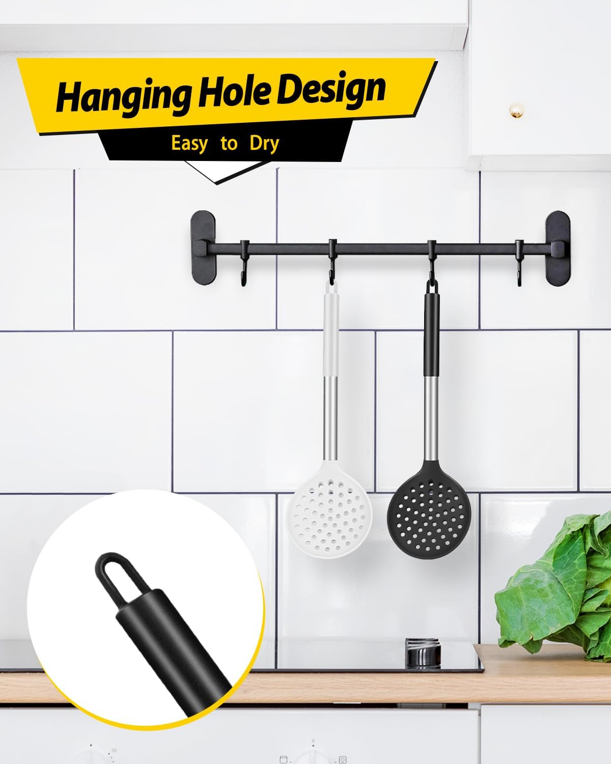 Premium Kitchen Ladle Strainer Set for High Heat and Easy Cooking