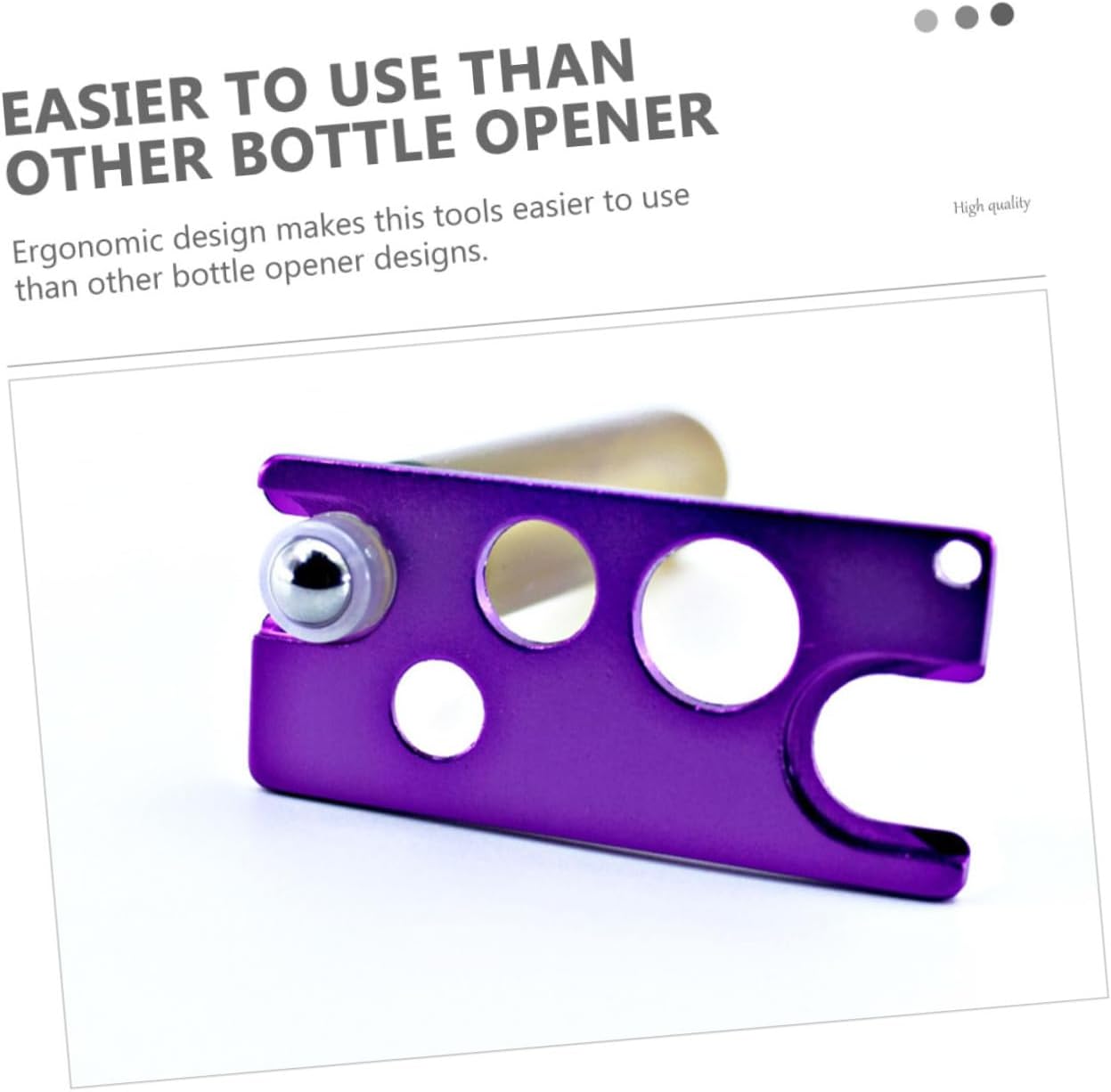 Ergonomic Cap Remover Reusable Bar Wine Oil Can Opener