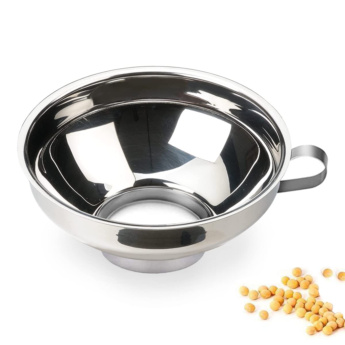 CADAVO Stainless Steel Canning Funnel - Wide Mouth for Mason Jars