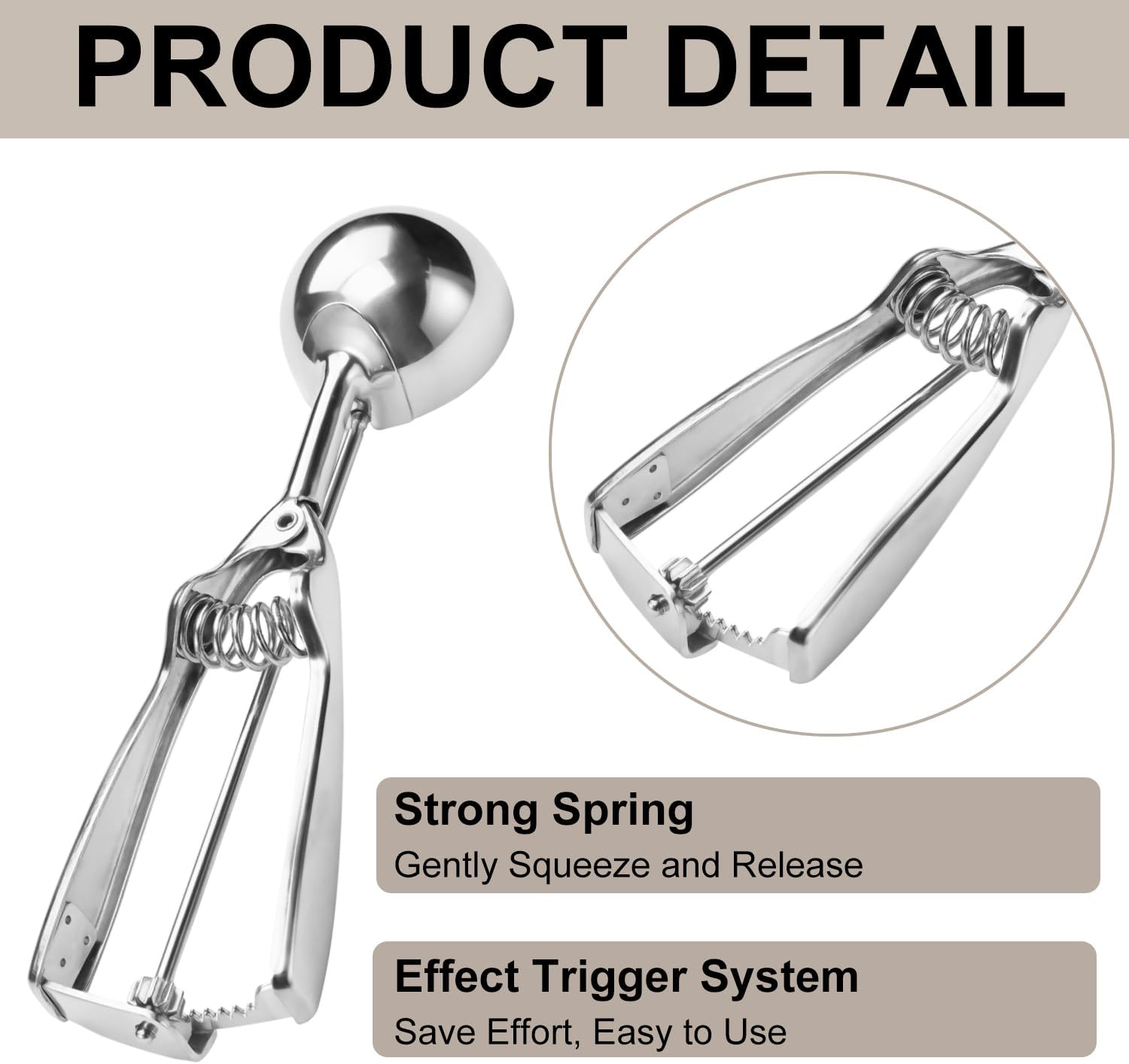 Professional Cookie Scoop Set Easy Baking Accessories