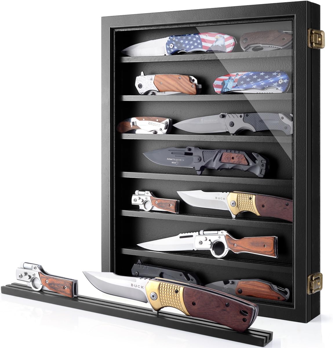ULTRGEE Wall Mounted Knife Display Case