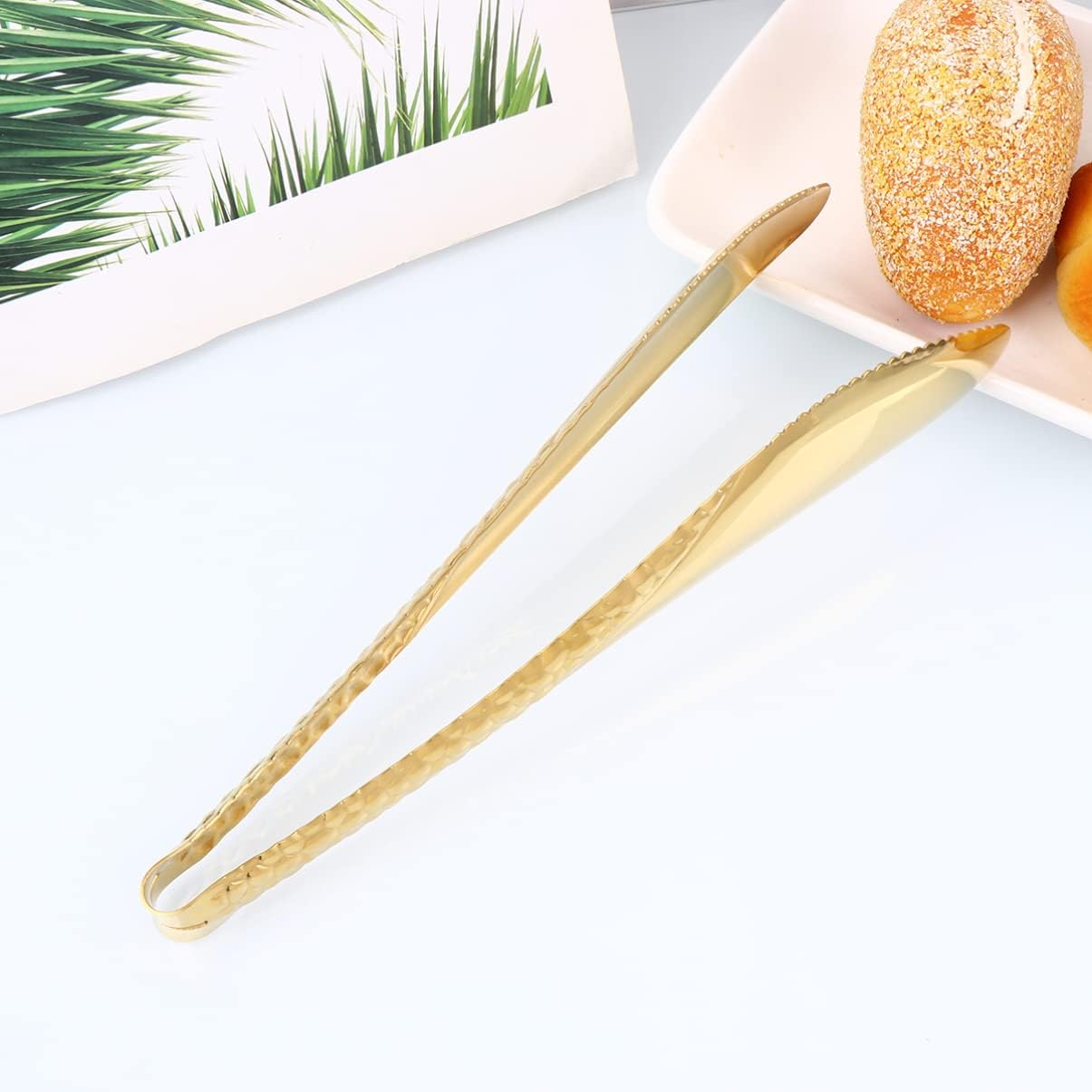 Adjustable Bread Tongs for Slicing and Clipping