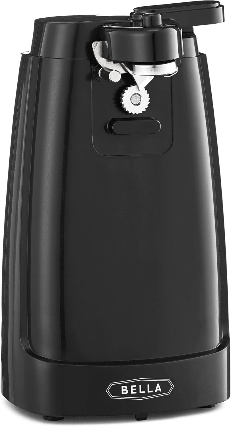 Bella Electric Multifunctional Jar and Can Opener Black