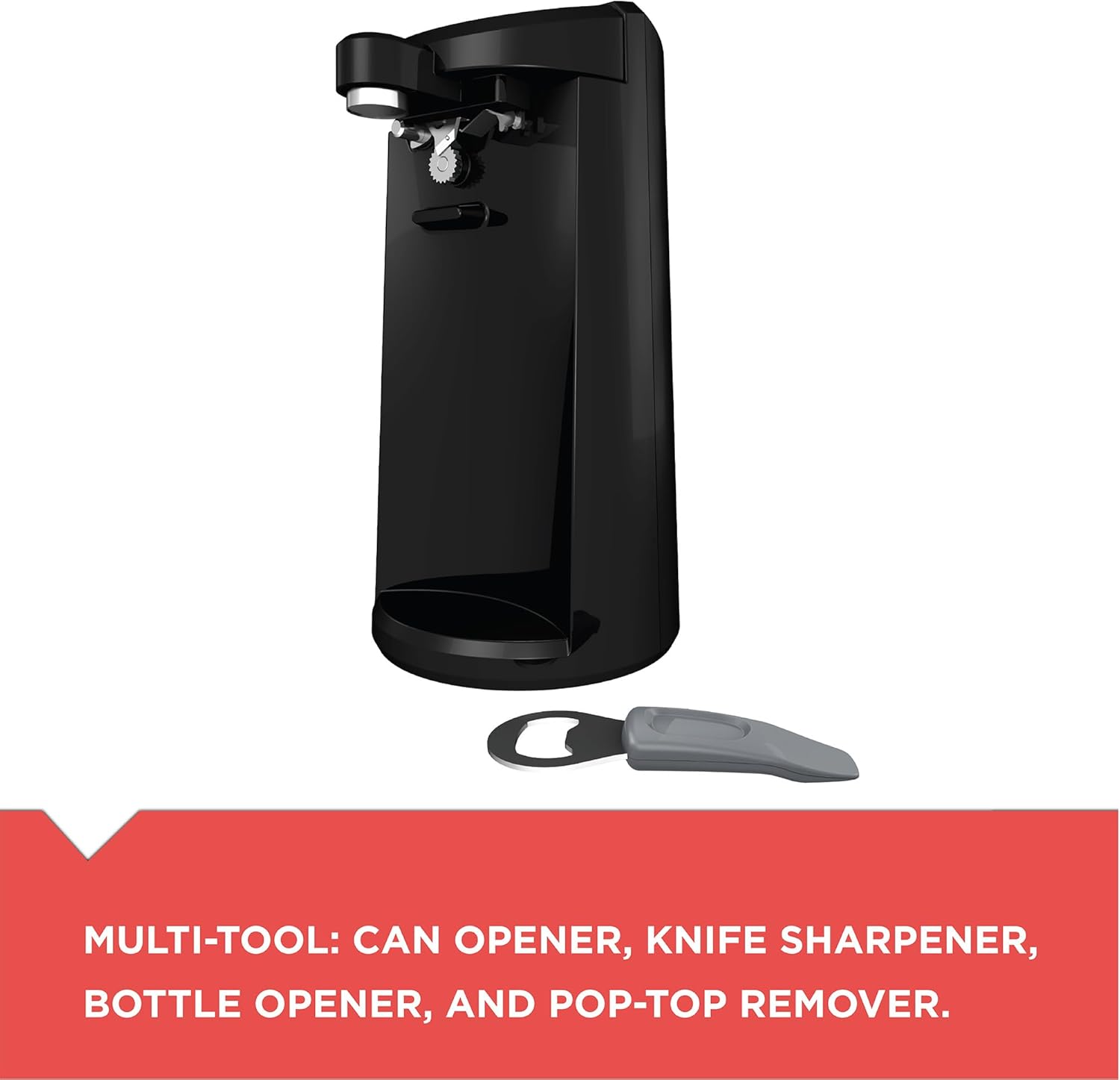 BlackDecker Extra Tall Can Opener with Multi-Tool