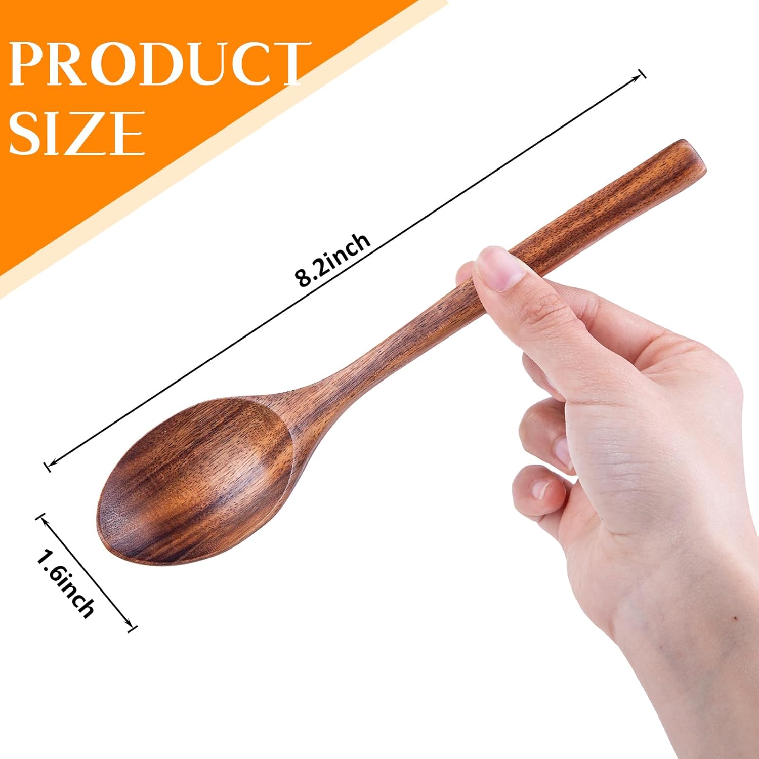 HAKSEN Wooden Spoon Set 6PCS 102
