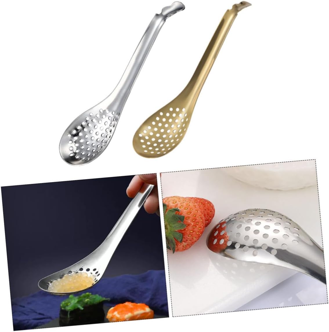 Stainless Steel Colander Scoop for Kitchen Pro