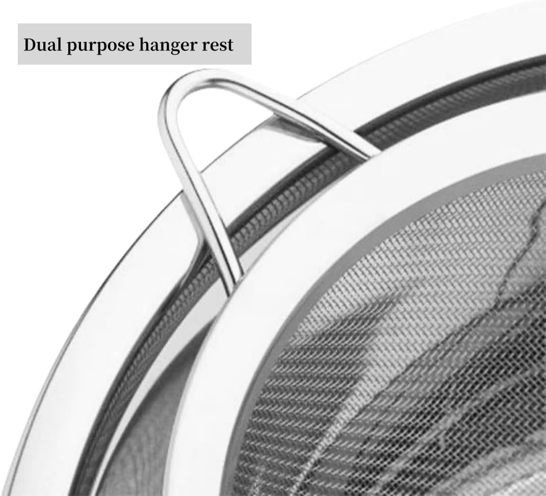 10-Piece Stainless Steel Tea Juice Strainer Set