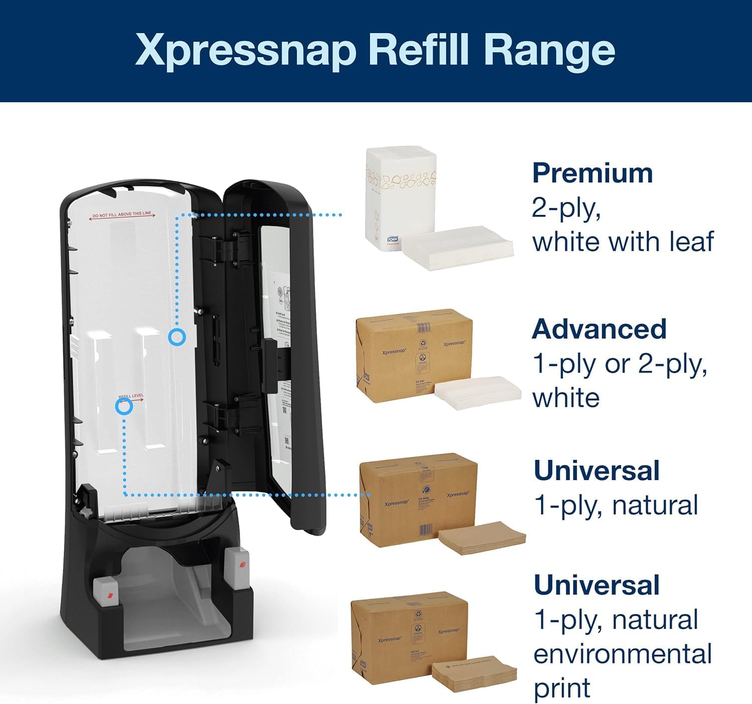 TORK XPRESSNAP HIGH CAPACITY DRIVE-THRU NAPKIN DISPENSER