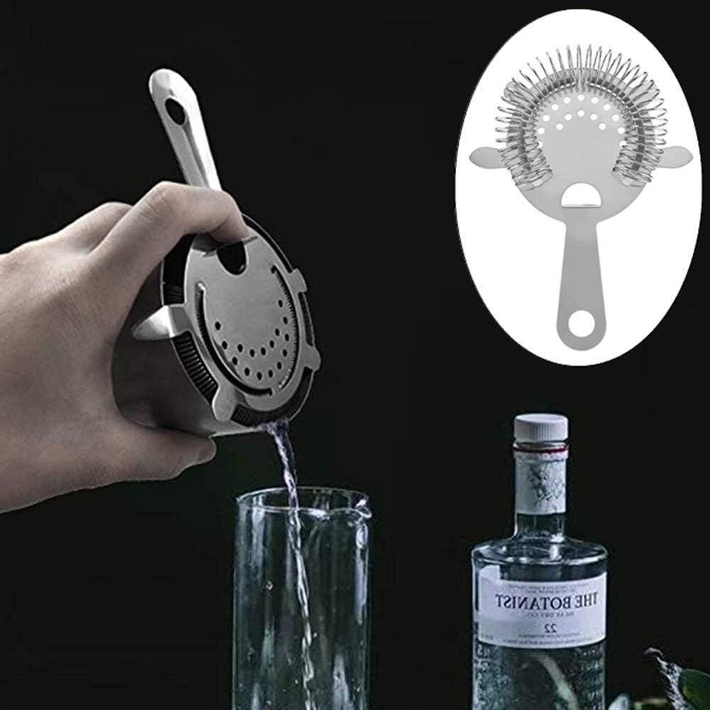 2 Pack Stainless Steel Cocktail Strainer