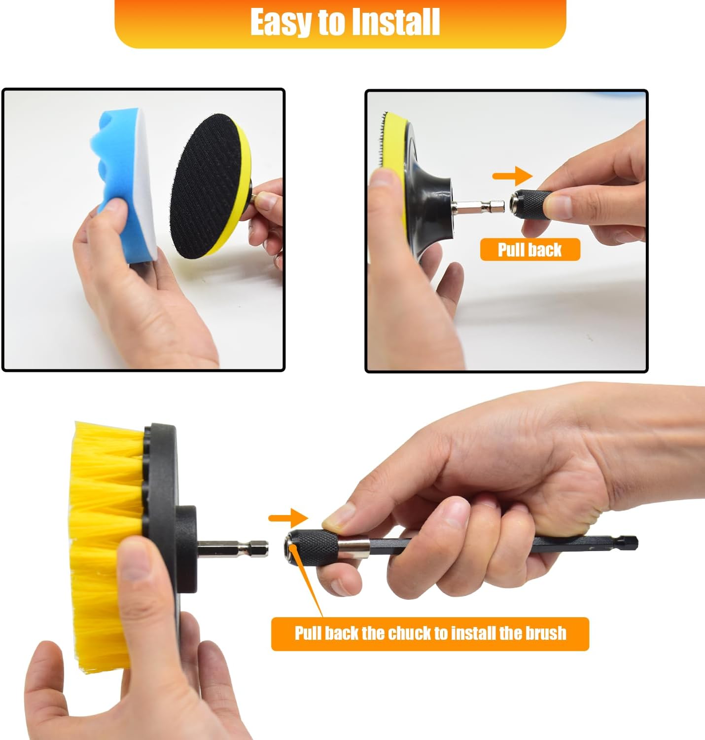 30-Piece Drill Cleaning Attachment Set