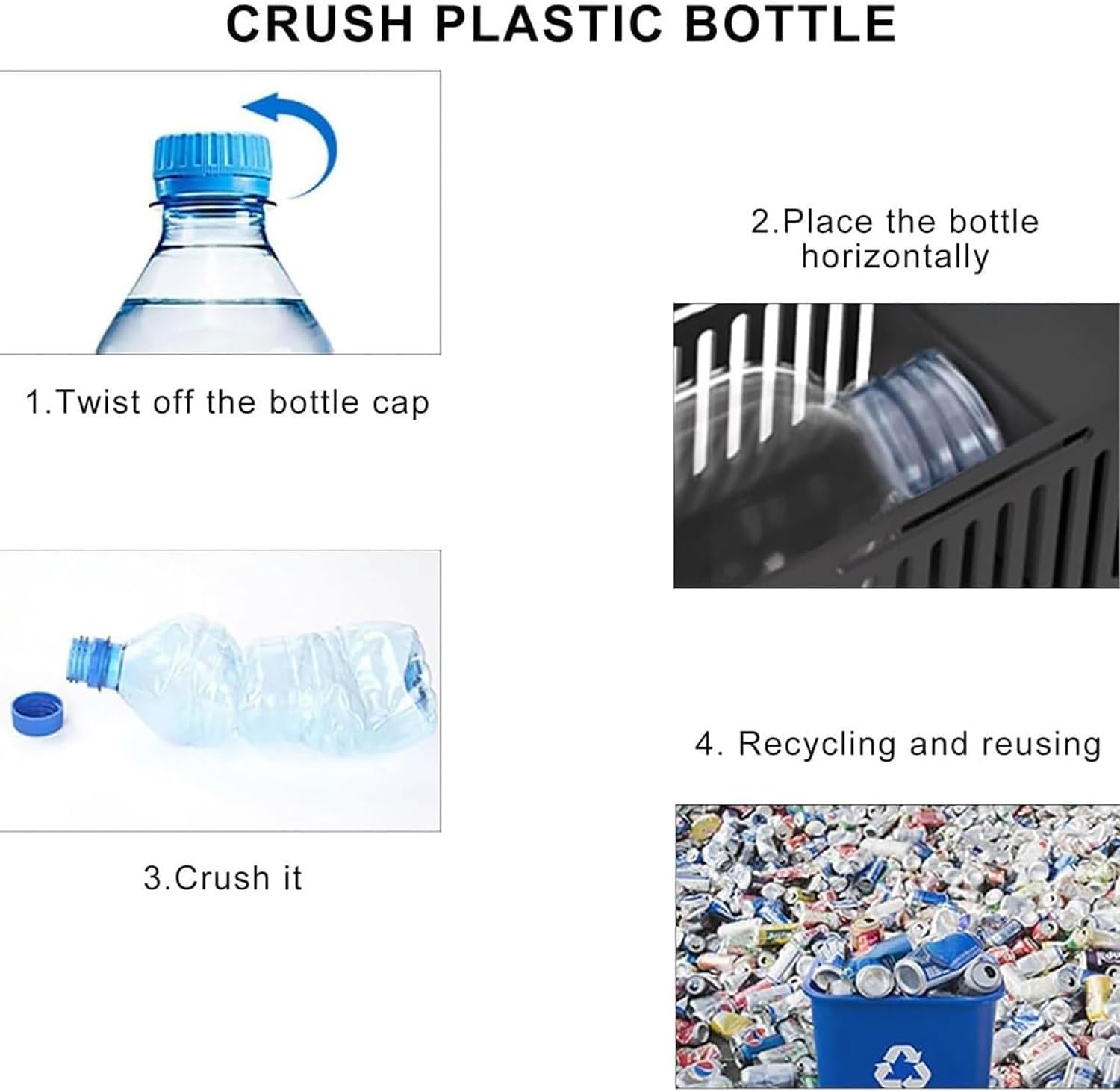 Powerful Auto Can Crusher for Recycling