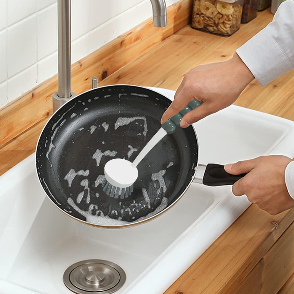 6-Piece Kitchen and Bathroom Cleaning Brush Set