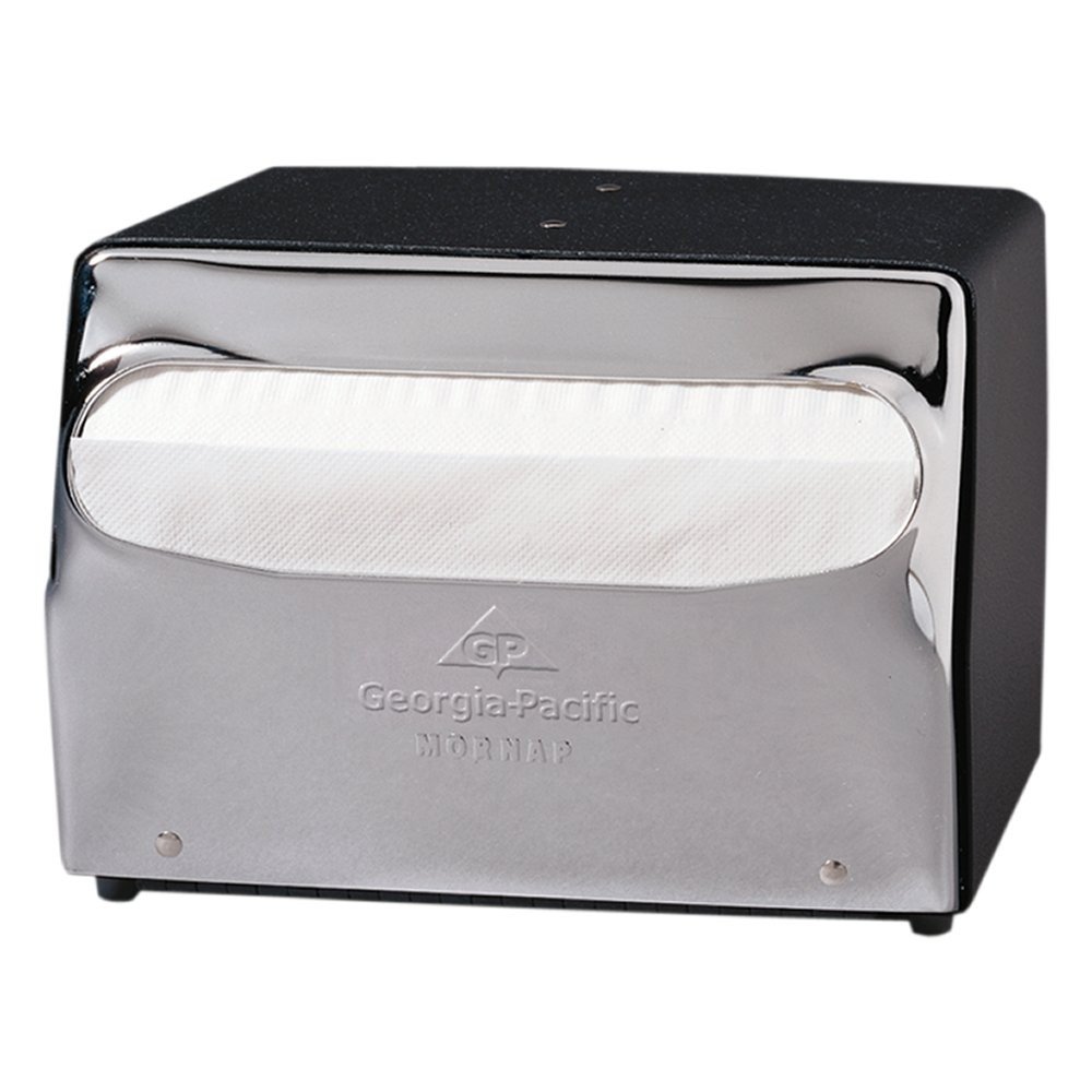 Durable and Stylish Full-Fold Napkin Dispenser by Georgia-Pacific Chrome Finish