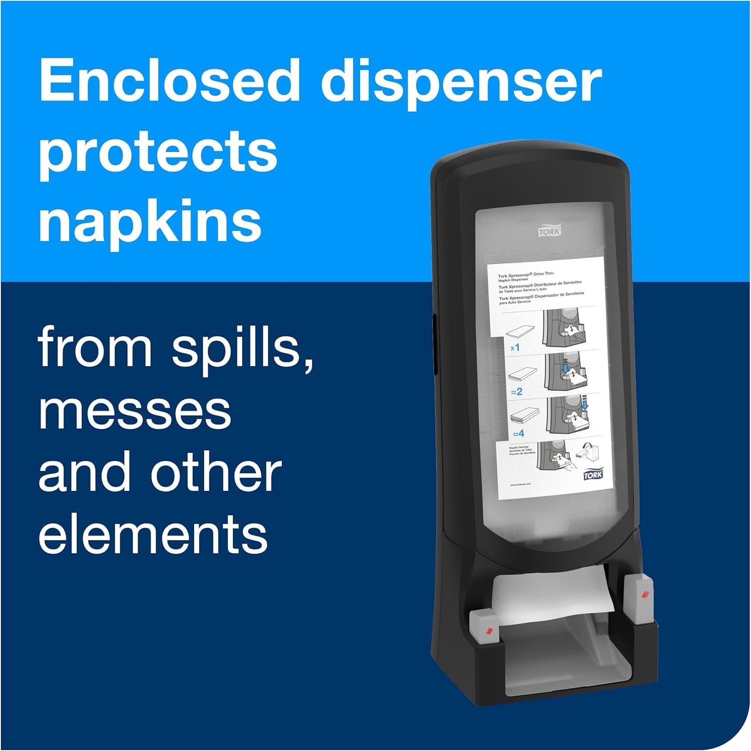 TORK XPRESSNAP HIGH CAPACITY DRIVE-THRU NAPKIN DISPENSER