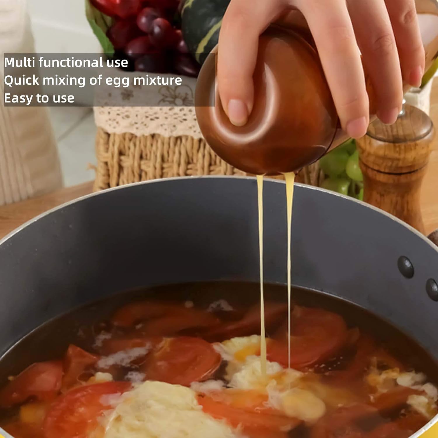 Lanhous Tone Mixing Stick for Salad Dressing