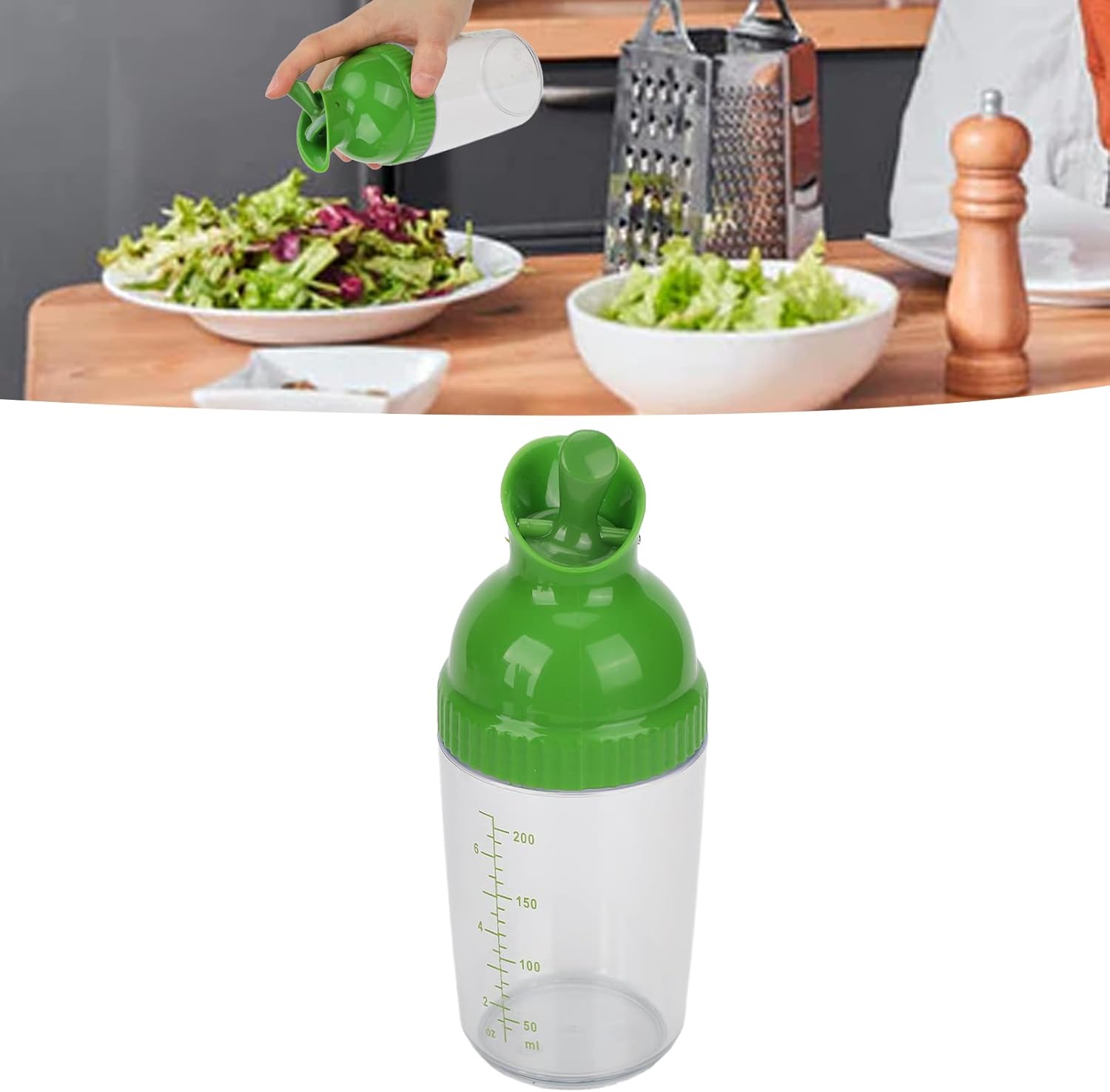 HERCHR Smart Salad Dressing Shaker