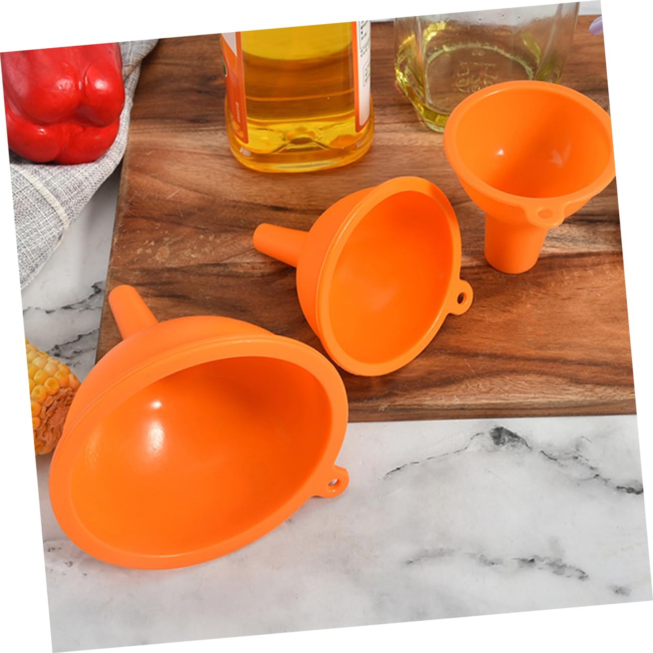 Cabilock 3Pcs Funnel Set for Kitchen Use 1