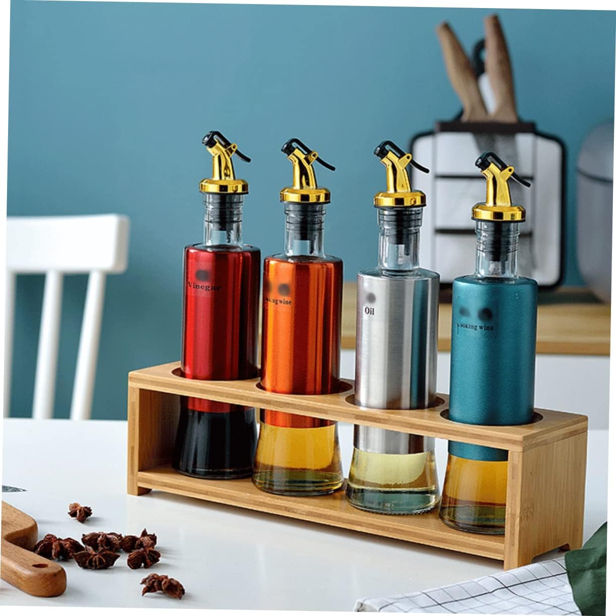 Zerodeko 12-Piece Oil Bottle Nozzle Kit