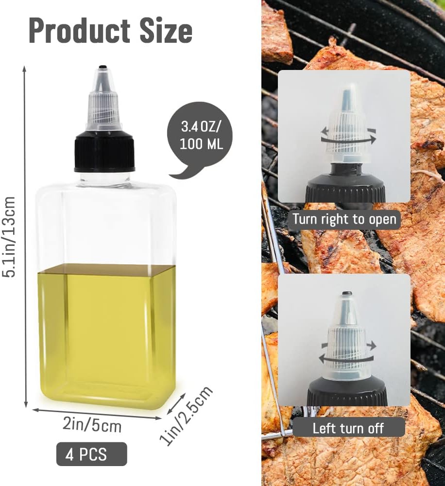 4-Piece Oil Sprayer Set for Camping