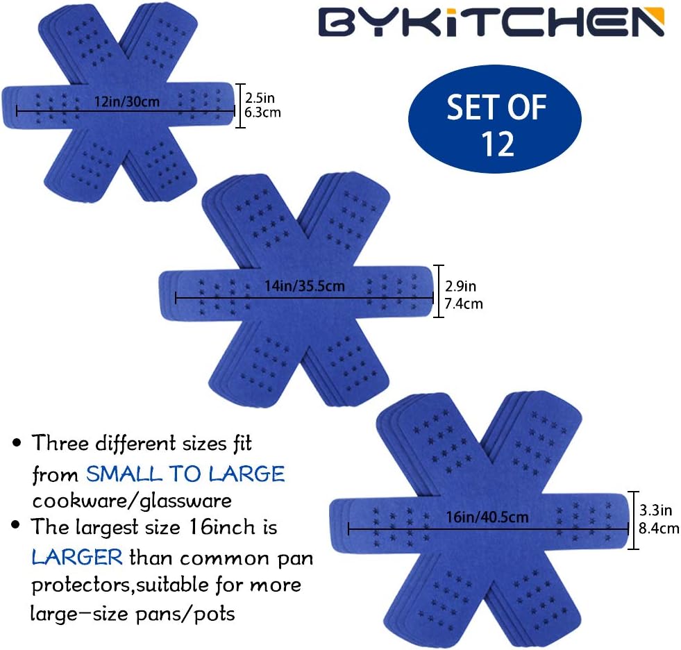 Larger Thicker Pan Protector Set with Stars