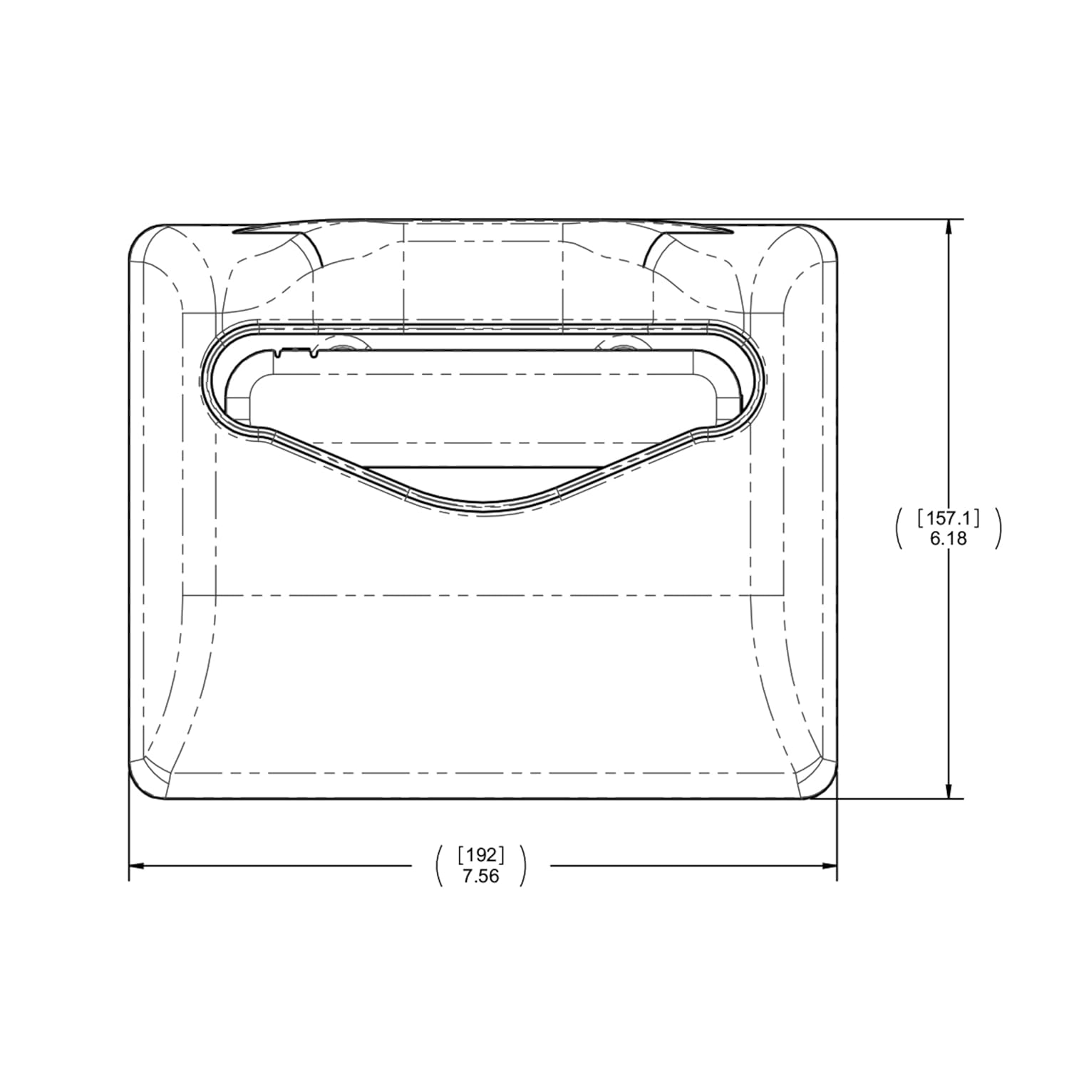 200 Capacity Napkin Dispenser