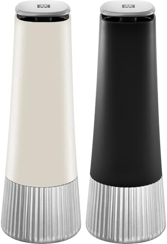 ZWILLING Spices Upside-Down Manual Spice Mill Set Black Ivory