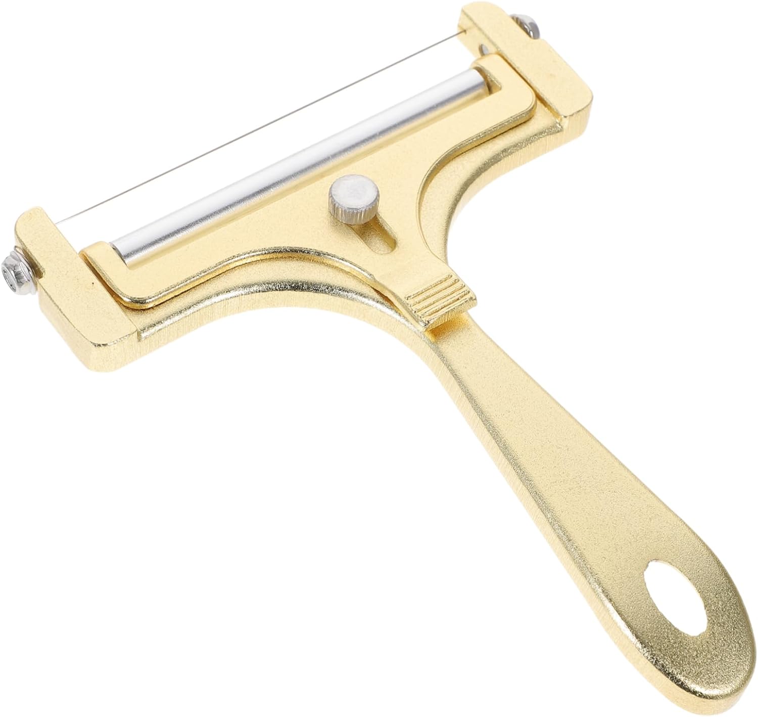 Golden Aluminum Alloy Cheese Slicer for Cream Cheese Butter