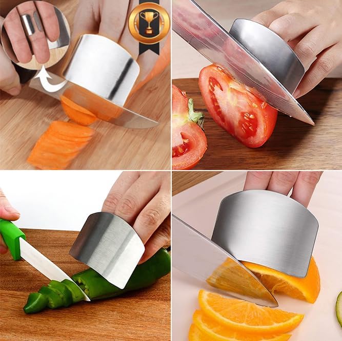 Jupswan Finger Guards for Kitchen Safety 4 Pack