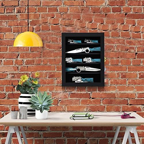 Professional Display Case for Pocket Knives Anti-UV Protection Easy to Move
