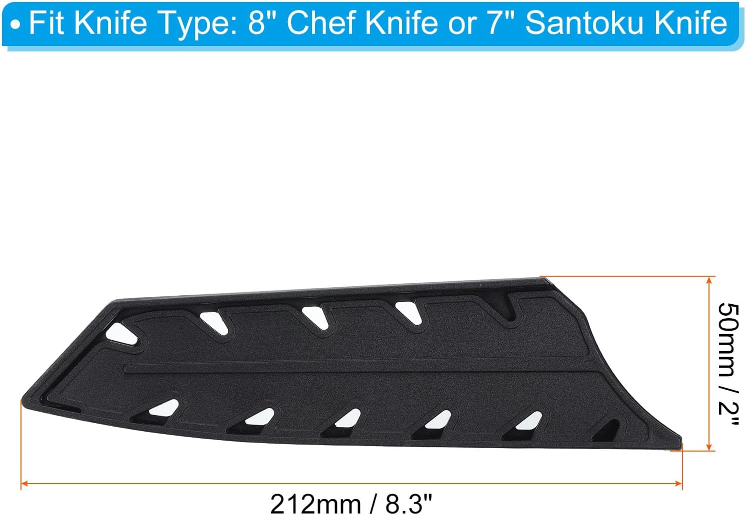 Chef and Santoku Knife Edge Guards 2 Pack