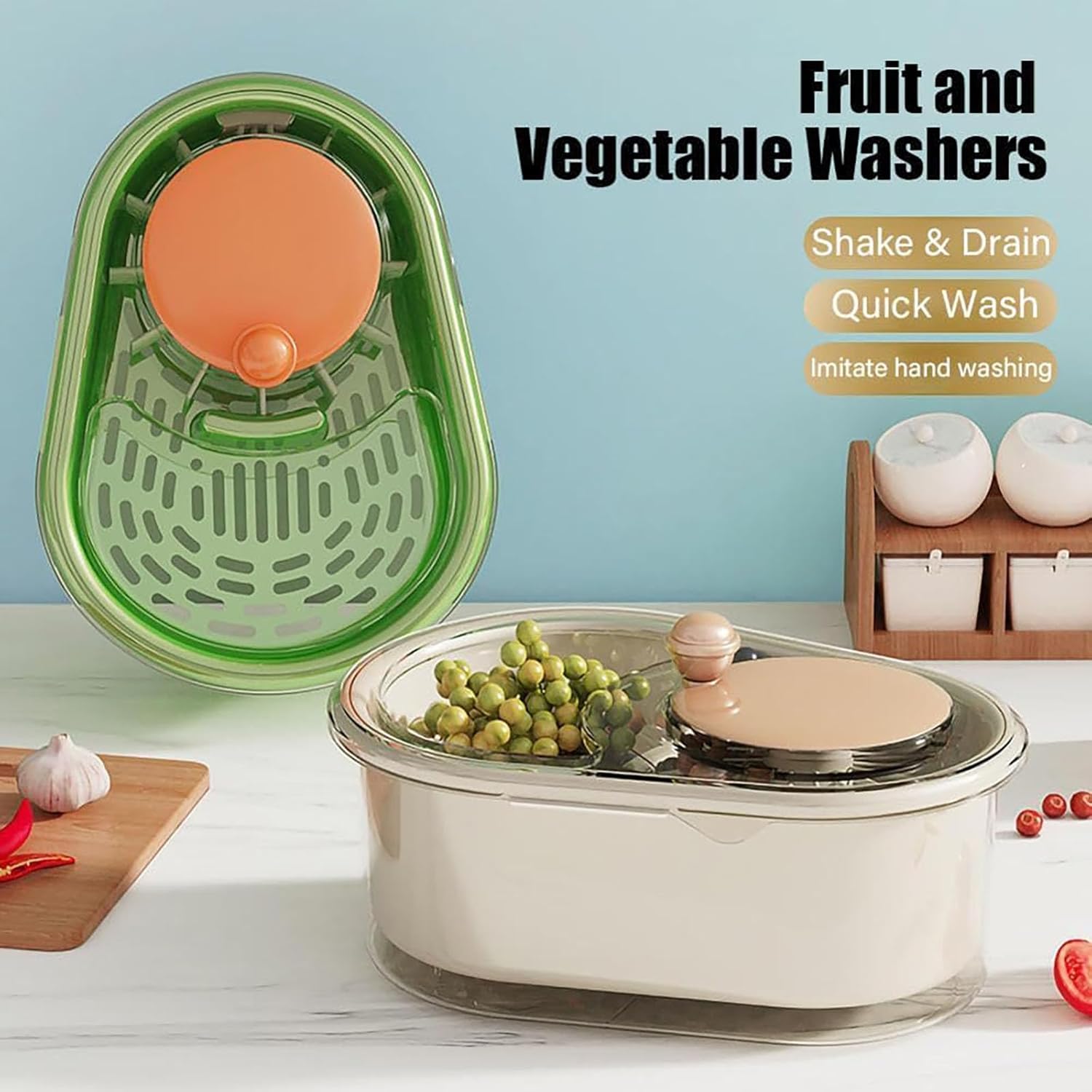 2025 Fruit Vegetable Scrubber Portable