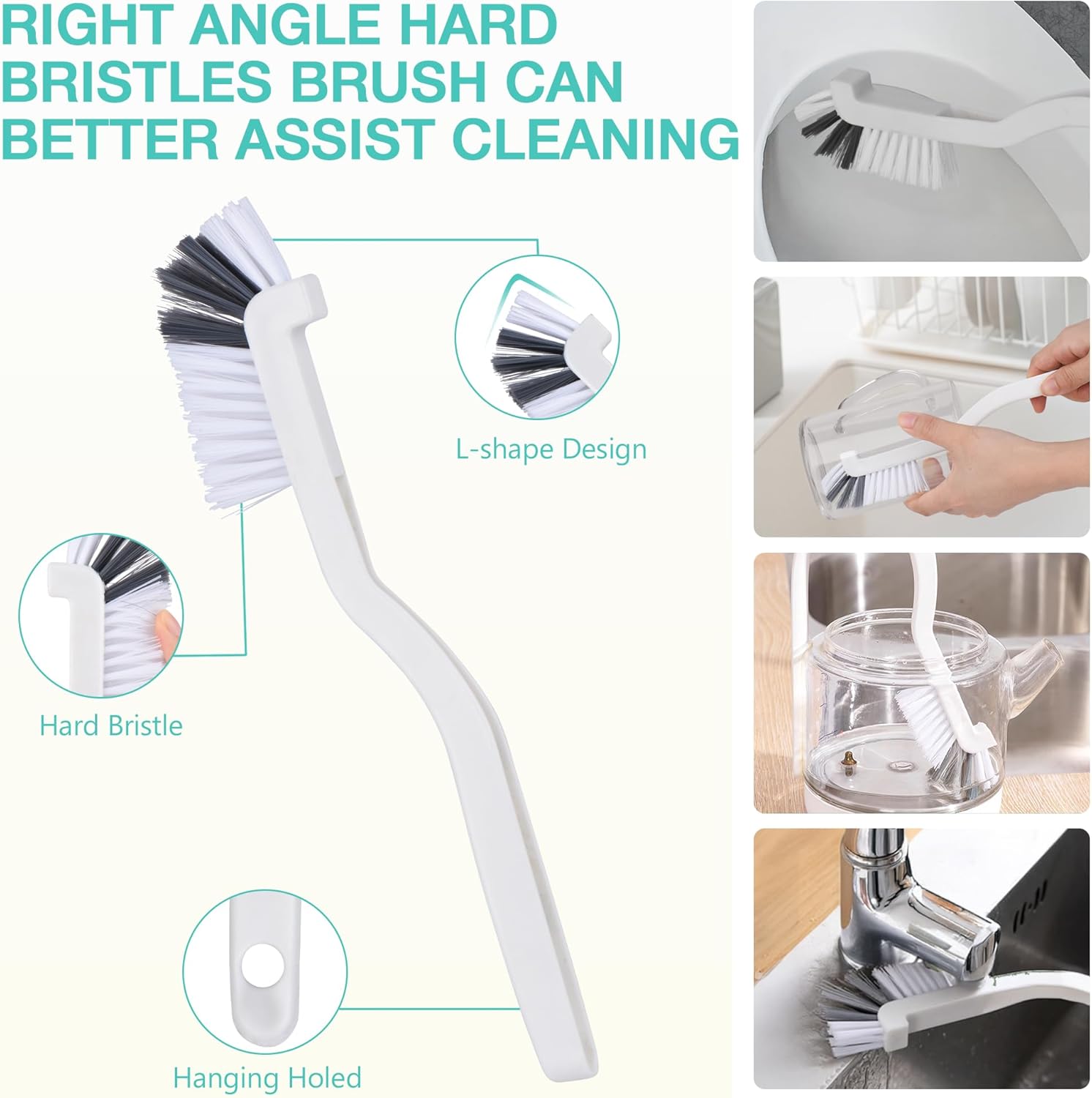 Tedmax Crevice Cleaning Brush Set for DeepCLEANS in Your Home