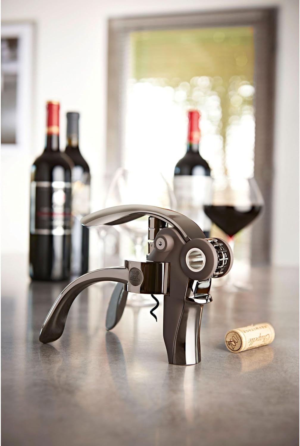 Peugeot Baltaz Lever-Style Corkscrew with Foil-Cutter