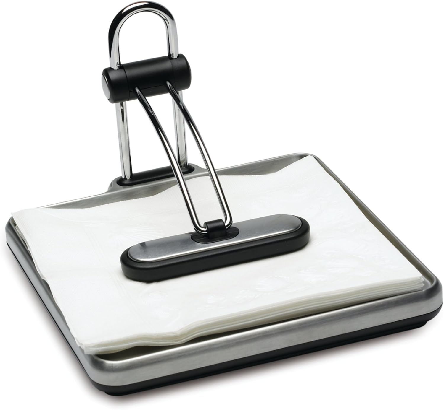 Simplehuman Quick Grip Stainless Steel Napkin Holder Brushed