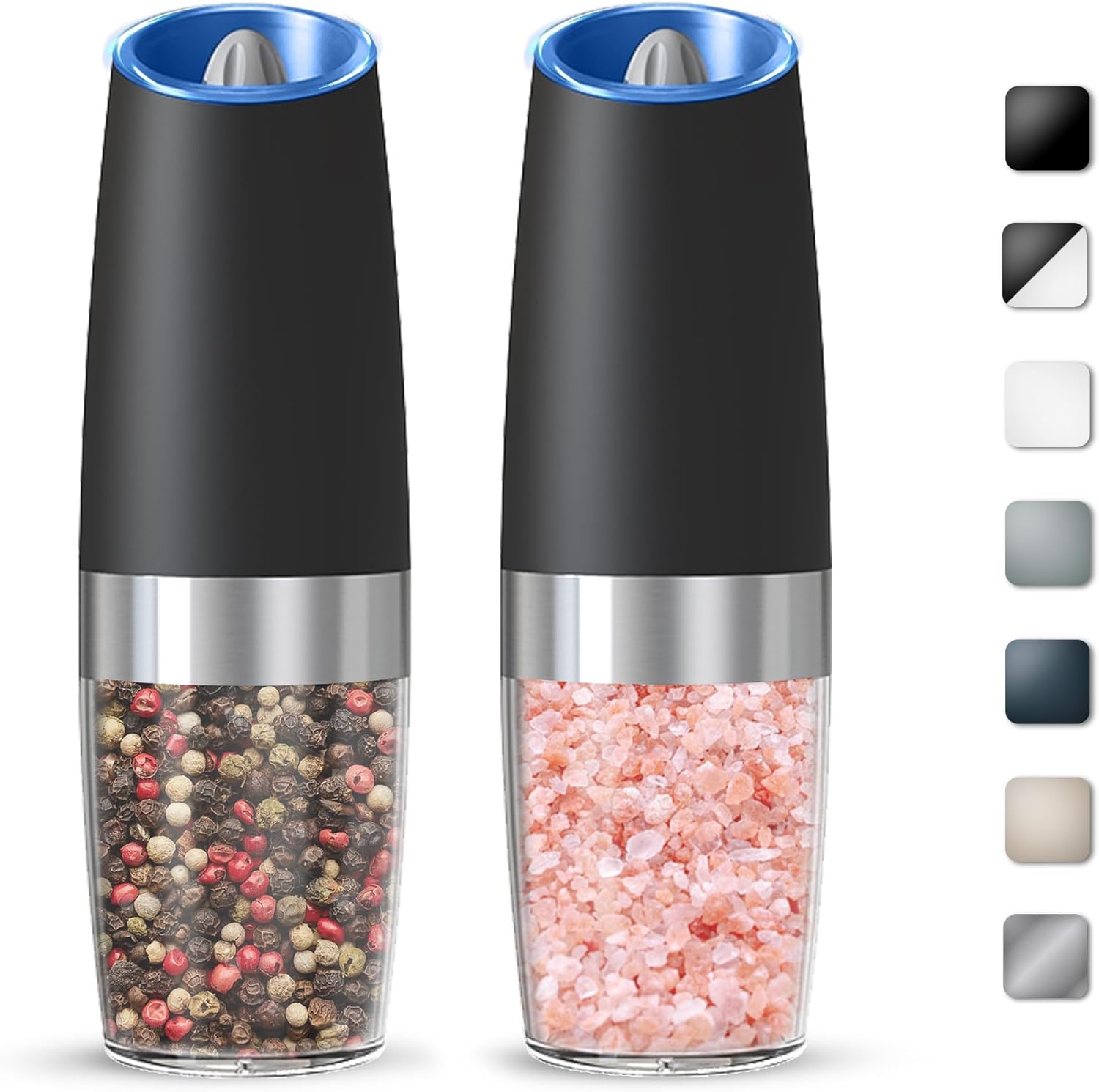 Battery Operated Salt and Pepper Grinder Set