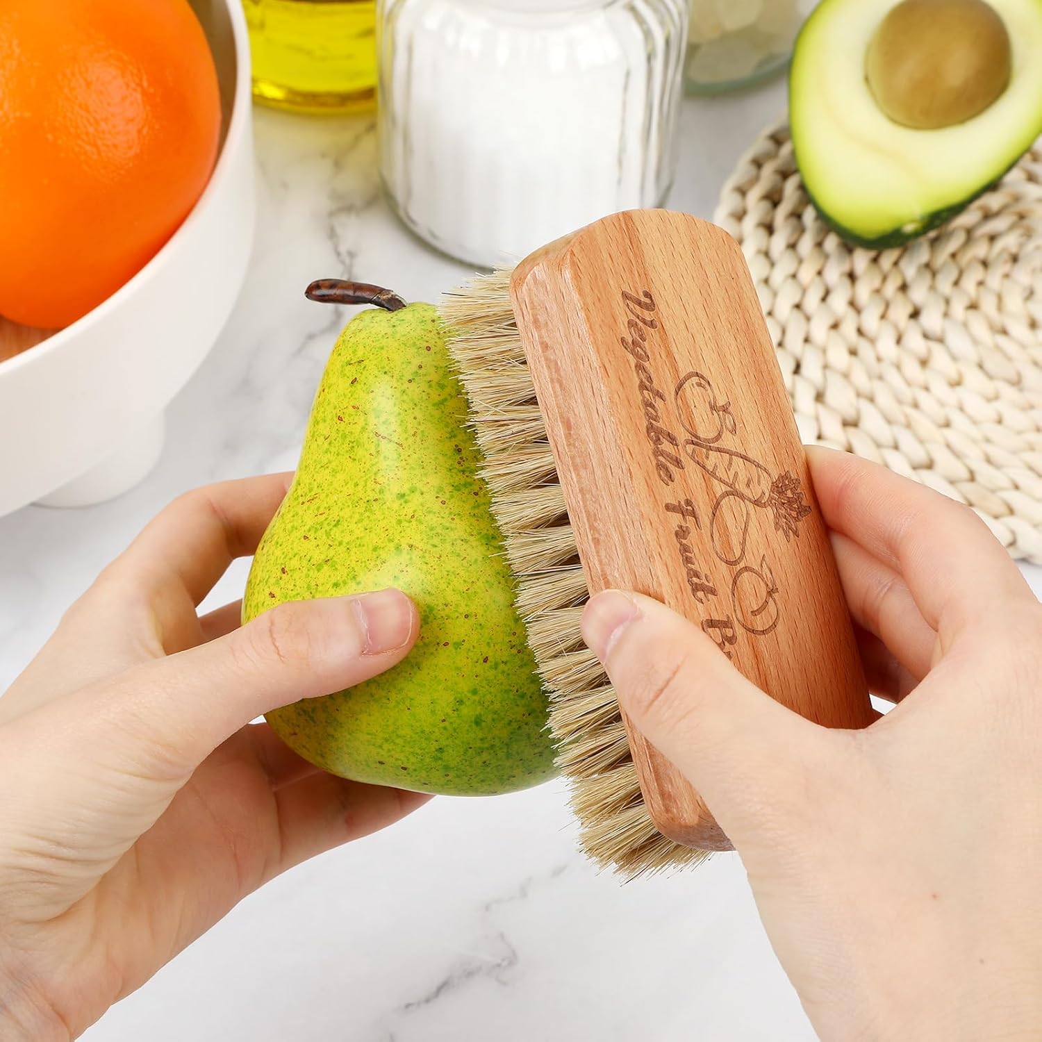 VEGETABLE BRUSH FOR KITCHEN ADVENTURES
