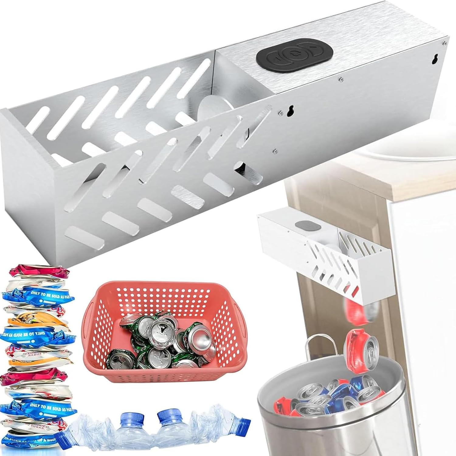 Oiakus Electric Can Crusher - Fast Powerful