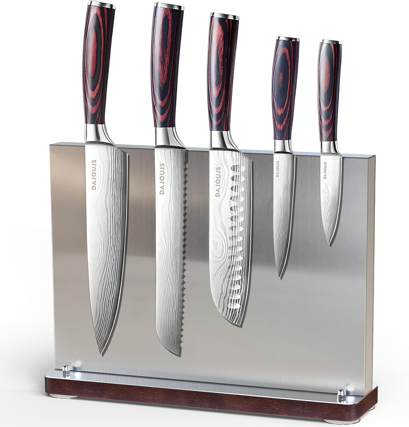 Versatile Kitchen Knife Set with Magnetic Block