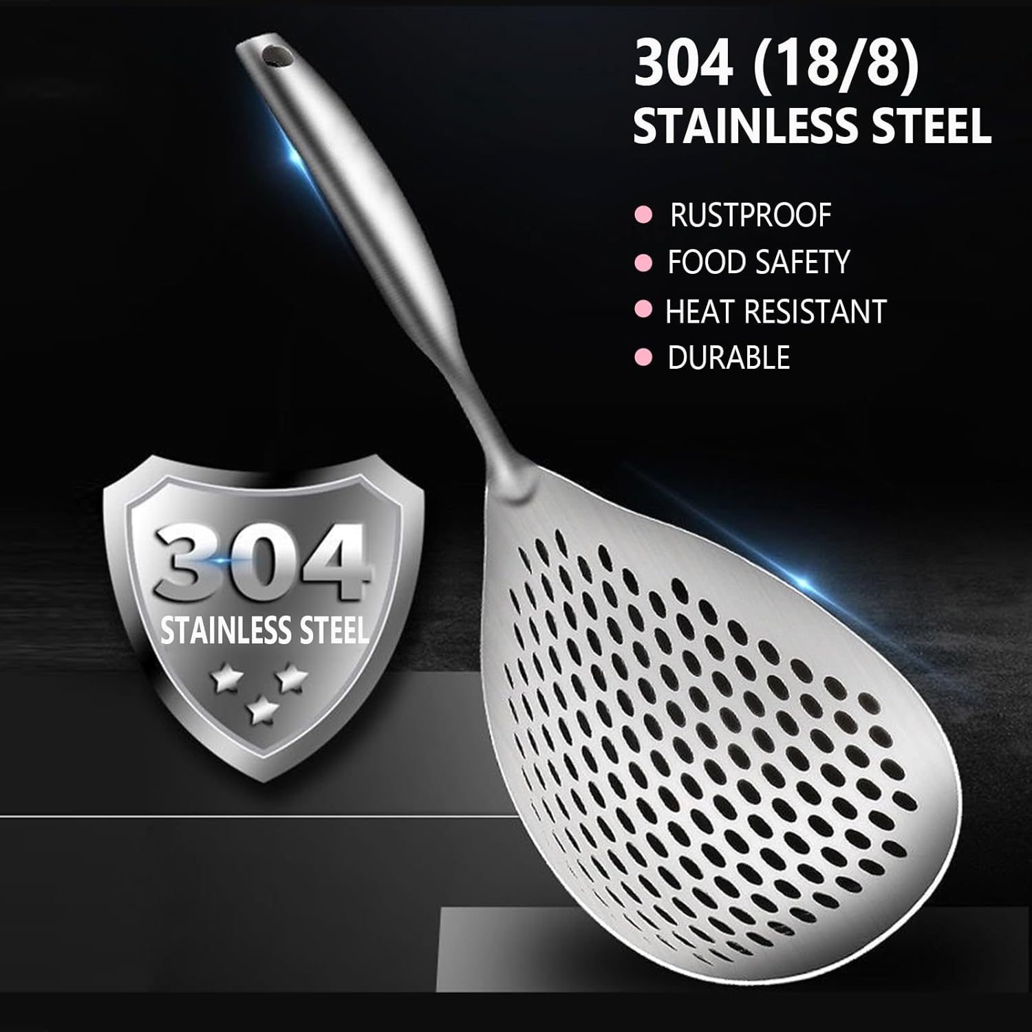 KAYCROWN304 Stainless Steel Skimmer Spoon