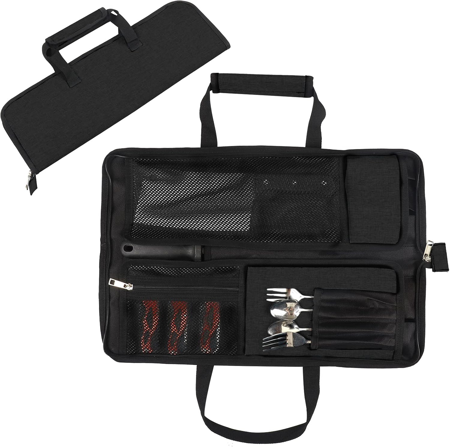 Premium Heavy Duty Chef Knife Roll Bag for Easy Storage Carry